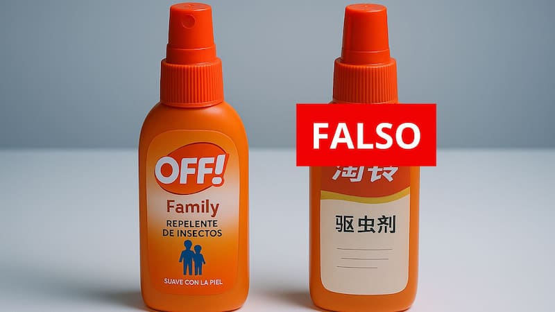 Prohíben la venta de un repelente de insectos falsificado que se hacía pasar por una histórica marca. Foto (IA)