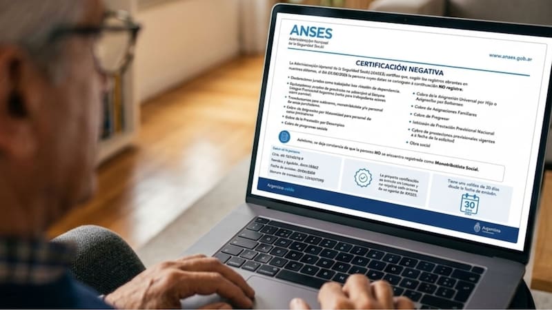 ANSES: qué es la Certificación Negativa, para qué sirve y cómo sacarla.