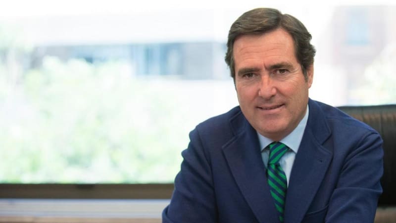 Antonio Garamendi, presidente de la CEOE: señaló que los precios energéticos aumentaron un 6,7% en junio.