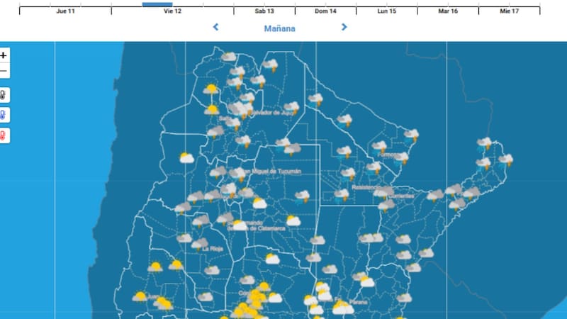 Anuncian lluvias torrenciales y tormentas eléctricas por cinco días seguidos: a qué zonas afecta. Foto: SMN