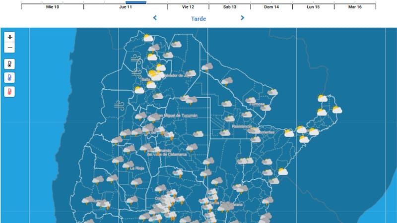 Anuncian lluvias torrenciales y tormentas eléctricas que durarán 72 horas seguidas: a qué zonas afecta. Foto: SMN