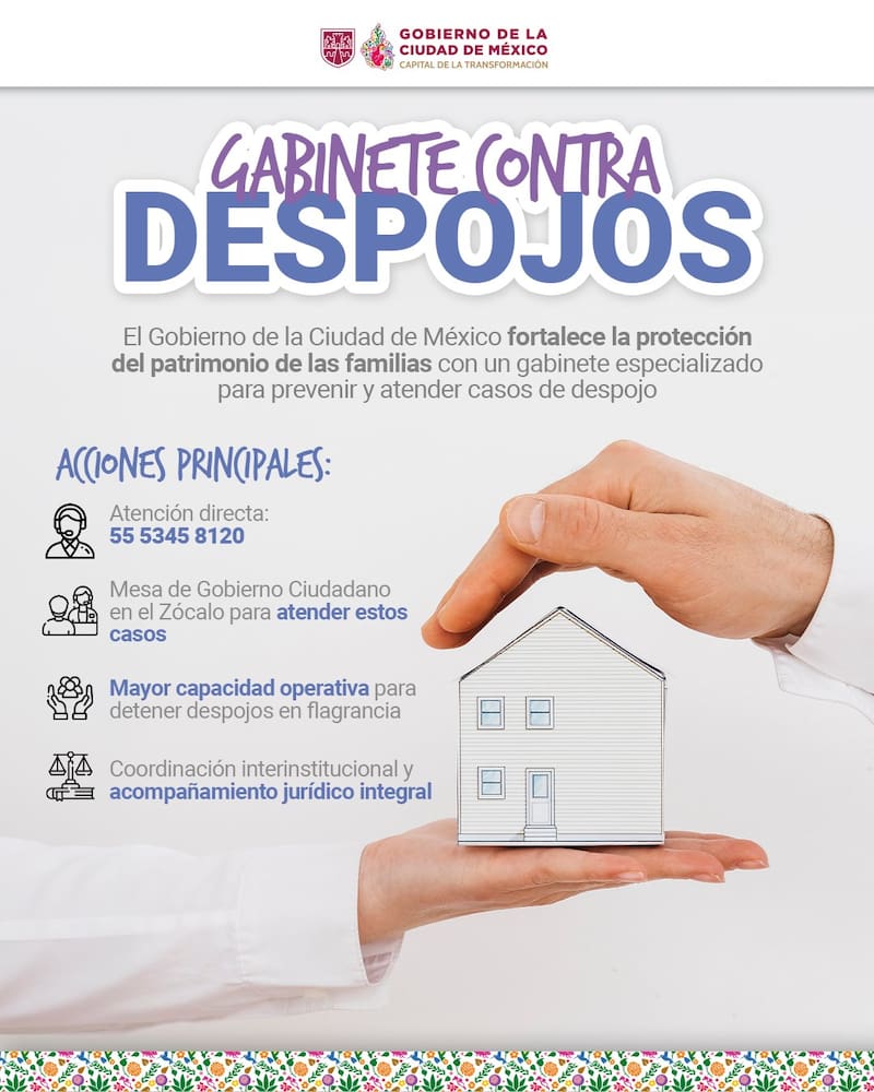 ¿Qué hará el Gabinete contra Despojos en CDMX?