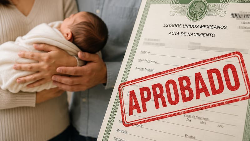 Las familias ya podrán decidir libremente el orden de los apellidos al registrar a sus hijos en México.