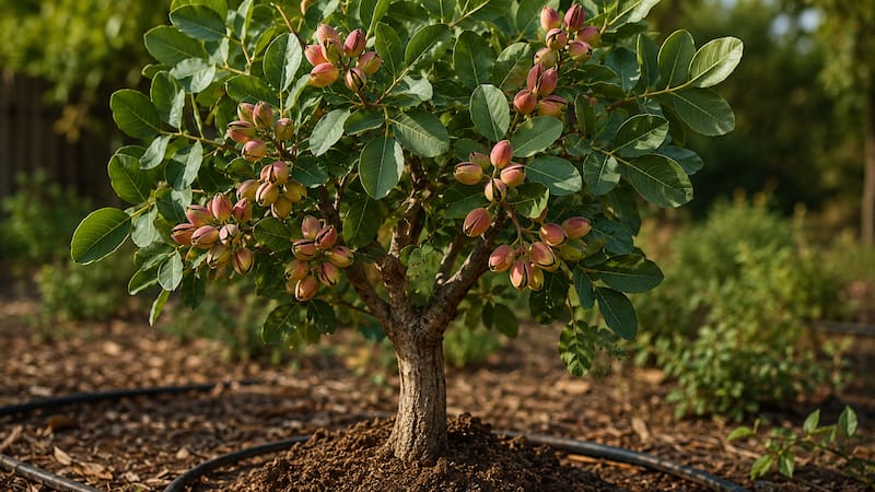 Cultivar pistachos en casa es posible y cada vez más personas lo intentan. Qué cuidados necesita el árbol, cada cuánto se riega y cuánto tarda en dar frutos.