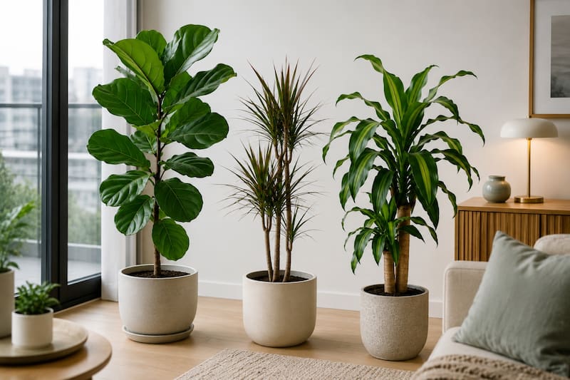 Entre las opciones de árboles más recomendadas para el hogar aparecen opciones que requieren pocos cuidados y crecen sin generar grandes complicaciones. (Foto: ChatGPT)