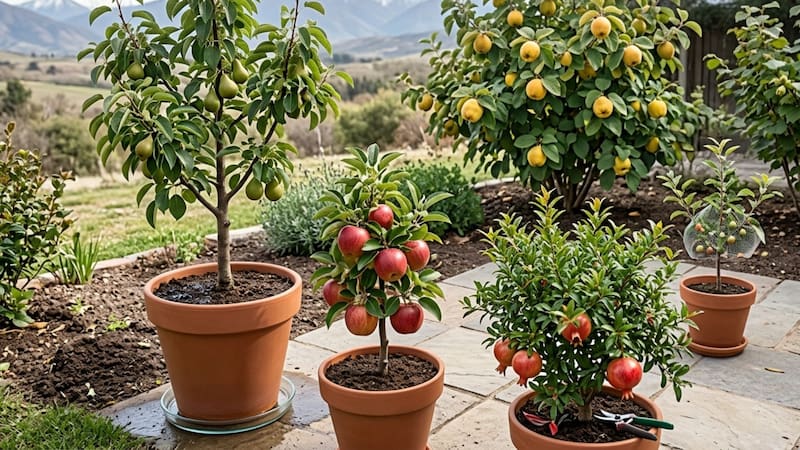 Ni manzano ni olivo: los 6 árboles que resisten al frío y son ideales para cultivar en macetas.