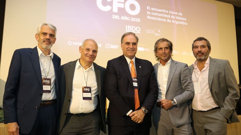 Diego Murdocca (Socio, BDO) / Claudio Doller (CEO, BDO) / Roberto Silva (Presidente, CNV) / Bertie Benegas Lynch (Diputado Nacional) / Fernando Garabato (Socio, BDO)