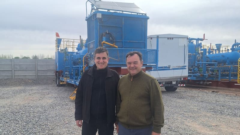 Luis Aiassa, Director Ejecutivo de Rakiduamn y el Ing. Luis Presso, Ejecutivo de Cuentas B2B de Movistar.