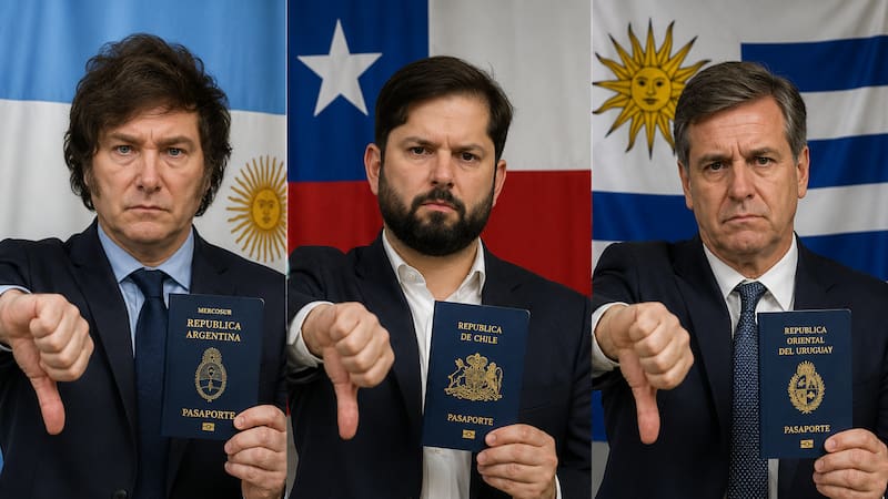 Argentina, Chile y Uruguay prohíben el ingreso al país a todos los ciudadanos que posterguen la renovación del pasaporte.