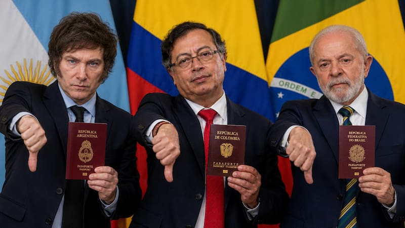 Argentina, Colombia y Brasil prohíben ingresar y salir del país a quienes hayan postergado este trámite con su pasaporte.