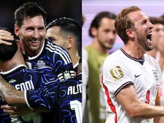 Argentina vs. Inglaterra: cuándo fue la última vez que jugaron y cómo salió el partido