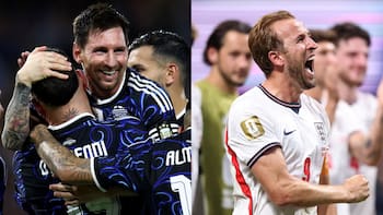 Argentina vs. Inglaterra: cuándo fue la última vez que jugaron y cómo salió el partido