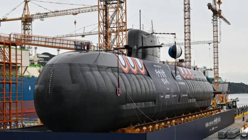 Así se ve el submarino ROKS Jang Yeong-sil – Clase KSS-III Batch-II, que pertenece a la Armada de Corea del Sur.