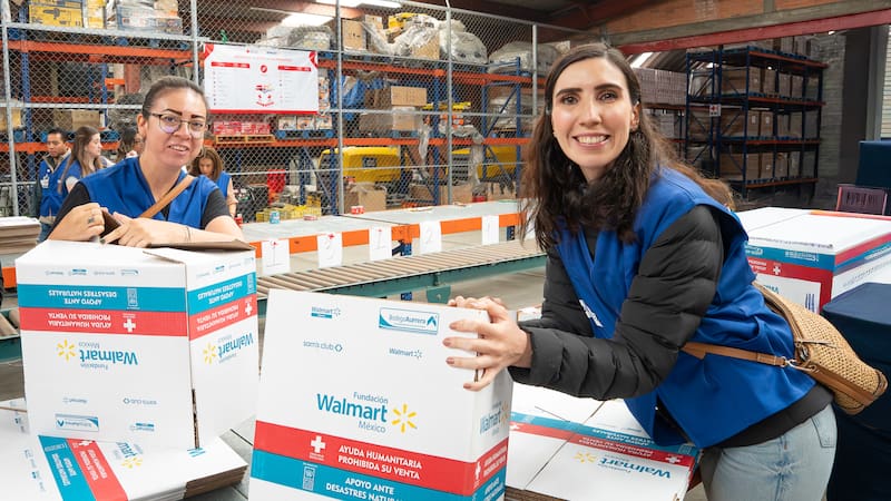 "Celebramos más de dos décadas de colaboración con Cruz Roja Mexicana impulsando la prevención y respuesta ante emergencias", Walmart México.