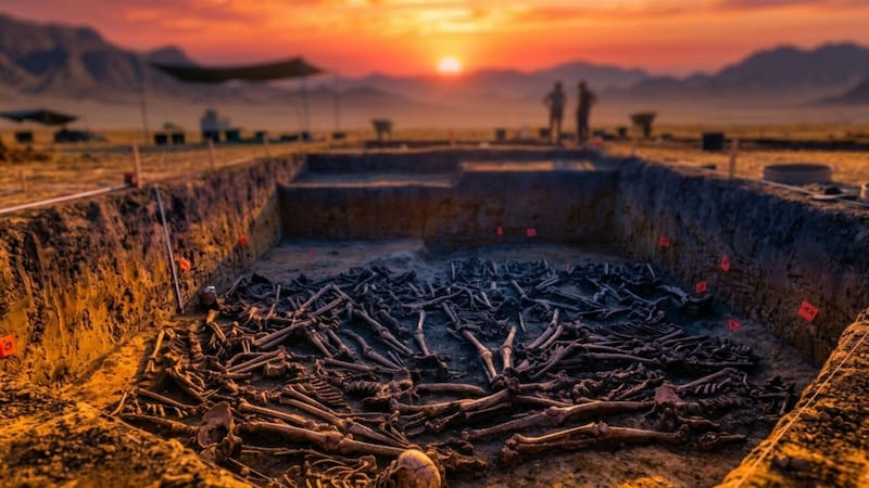 Arqueólogos descubren una fosa común de 7.000 años con 77 cuerpos sin cabeza y revelan el motivo detrás del inquietante hallazgo. (Imagen ilustrativa)