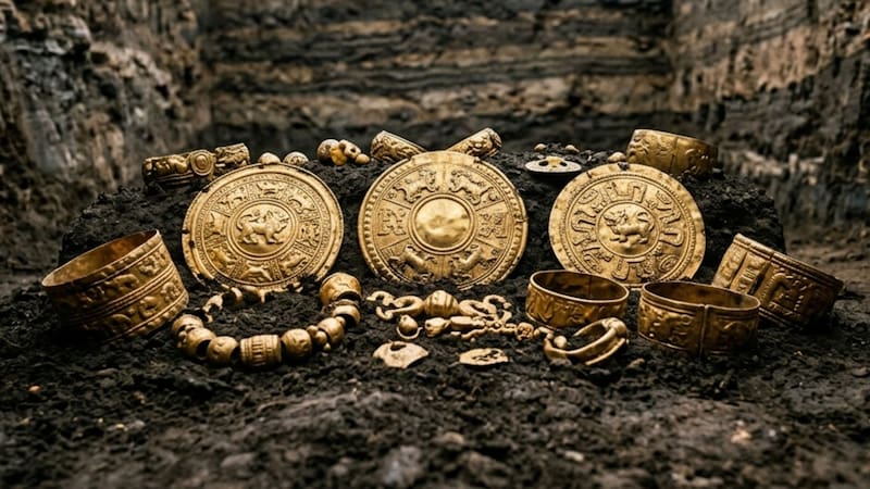 Arqueólogos encuentran una tumba antigua del siglo VIII: está llena de oro y cuestiona toda la historia prehispánica.