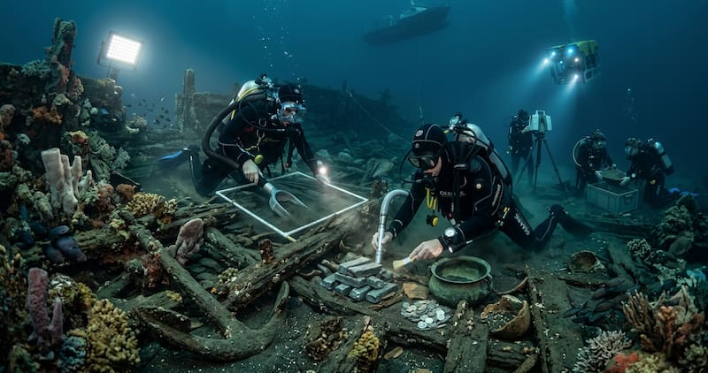 Hallazgo milenario en Suiza: encuentran mas de 1.000 artefactos antiguos en un lago.