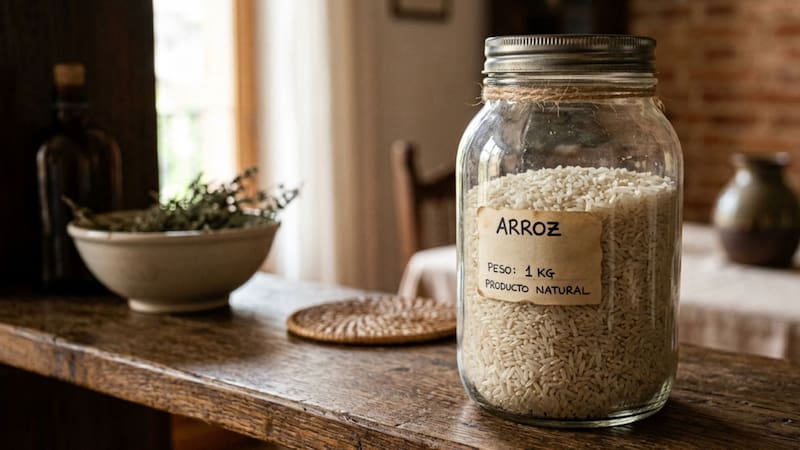 Colocar un frasco de arroz sobre un estante del comedor: para qué sirve y por qué hacerlo antes del 1 de agosto.