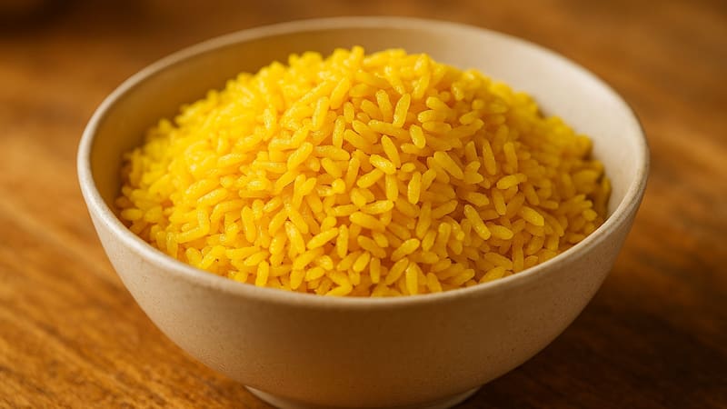 Agregarle cúrcuma al arroz mientras se cocina | Para qué sirve y por qué los médicos lo recomiendan. Foto (IA)