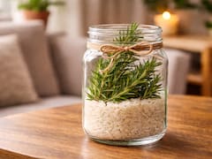 Para qué sirve colocar un frasco de arroz con romero dentro de la casa y por qué todos lo recomiendan