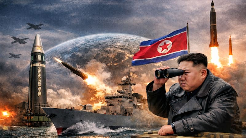 Una de las potencias asiáticas, Corea del Sur, tiene uno de los arsenales más completos del mundo. (Imagen ilustrativa generada con Inteligencia Artificial)