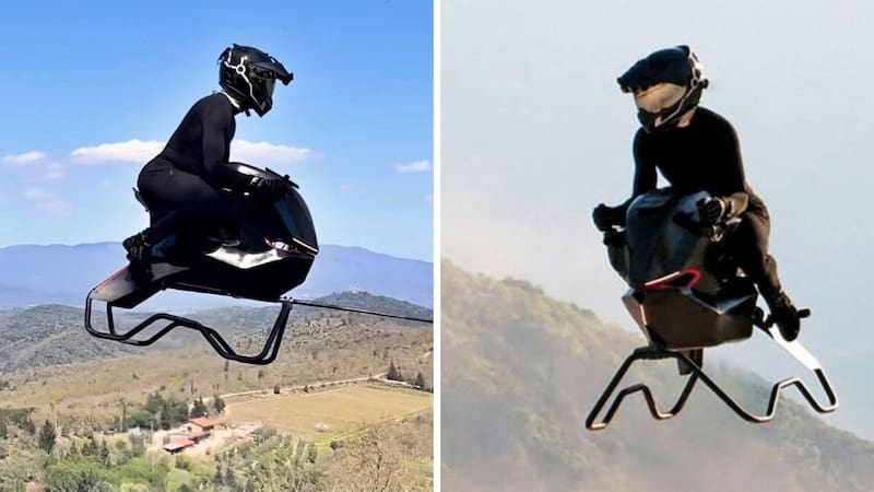 Así es la moto voladora del futuro que ya está en el mercado.