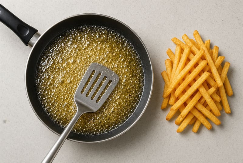 Cómo hacer unas buenas papas fritas sin AirFryer.