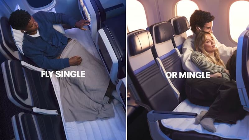 Las personas podrán viajar solas o en familia y aprovechar los asientos que se transforman en cama o sofás.