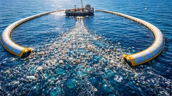 Construyen la aspiradora más grande del mundo: podría limpiar todo el plástico del océano y evitar la mayor crisis de la historia