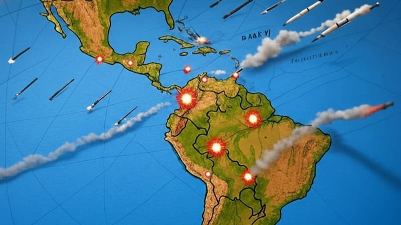 Cuáles países se salvarían de una Tercera Guerra Mundial, según la IA. Imagen: ilustración de Gemini.