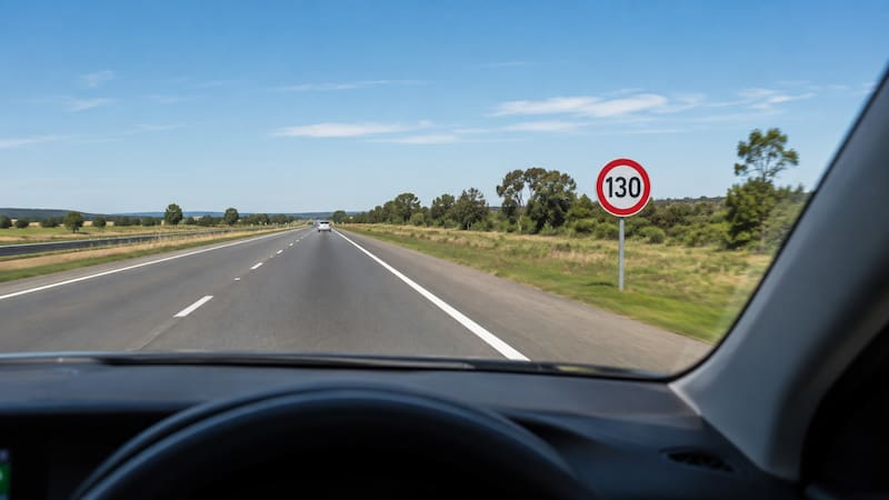 El carril situado más a la izquierda debe utilizarse para circular a la máxima velocidad permitida (Imagen creada con ChatGPT).
