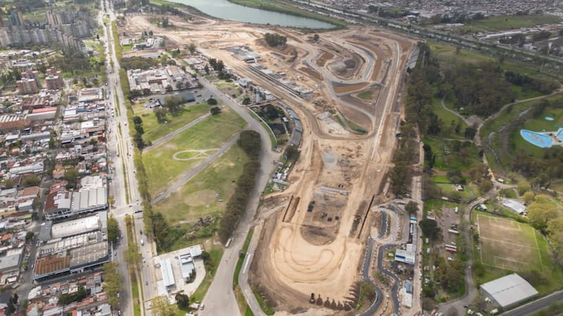 Continúan las obras en la pista del Autódormo.