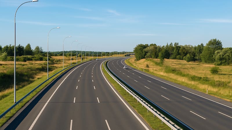 La autopista que rodeará una megápolis latinoamericana: conectará decenas de municipios y reordenará el tránsito. (Imagen creada con Inteligencia Artificial)