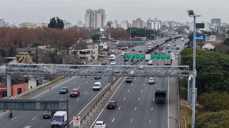 Varias autopistas y avenidas de Buenos Aires estarán cerradas por obras.