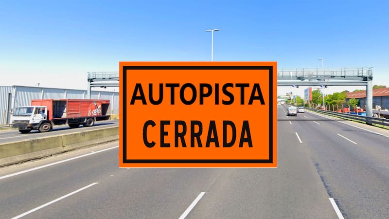 La Autopista Illia cerrará por obras.