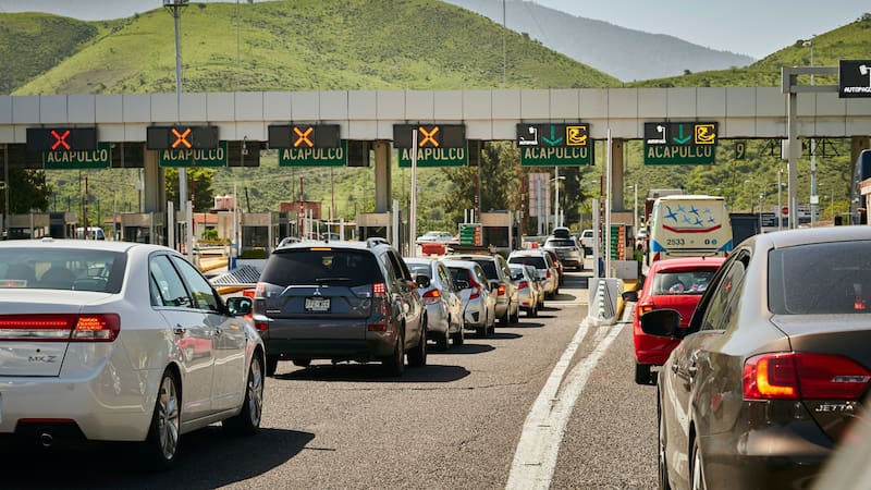 Método de pago en las casetas de México