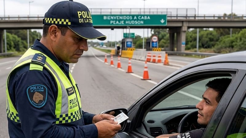 Confirmado | Las autoridades revisarán auto por auto para comprobar que tengan esta documentación o serán demorados en los accesos a CABA. (Imagen ilustrativa generada con IA)