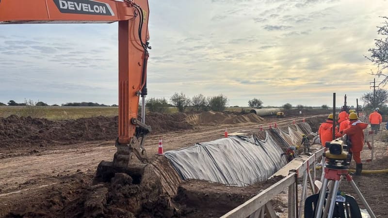 Avanza la construcción del “río artificial” que le dará agua potable a medio millón de personas y es el orgullo del país
Fuente: Gobierno de Santa Fe