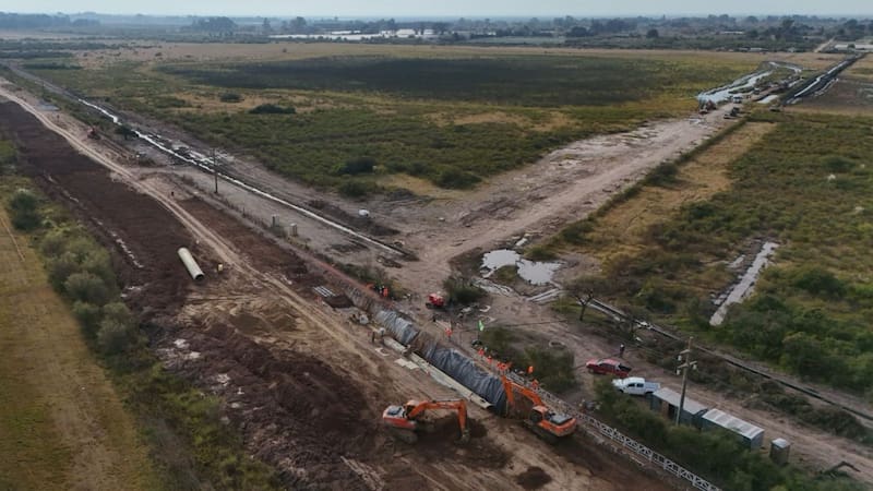 Avanza la construcción del “río artificial” que le dará agua potable a medio millón de personas y es el orgullo del país
Fuente: Gobierno de Santa Fe