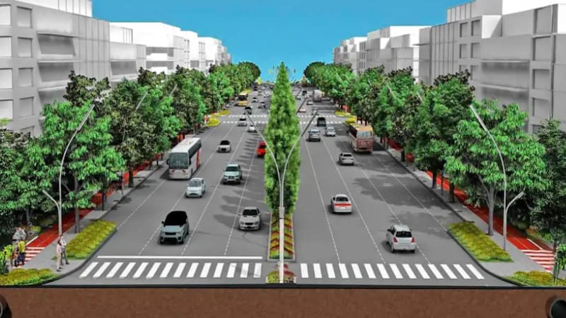 La intervención apunta a resolver una histórica barrera urbana que divide a la ciudad, además de mejorar la circulación vehicular, el sistema pluvial y la integración del corredor al tejido urbano.