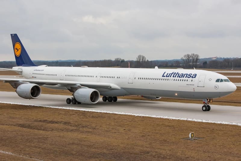 Los últimos Airbus A340-600 de la compañía.