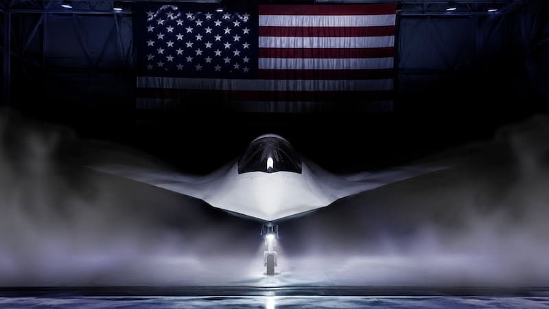 Tensión global: el ejército más grande del planeta se prepara para dominar el cielo y estrena su mega caza de sexta generación. (Representación creada con IA)