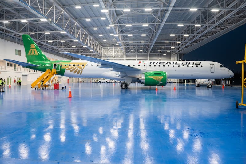 Foto ilustrativa de un avión de Mexicana de Aviación.