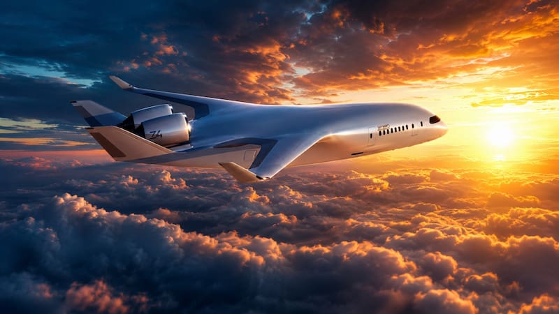 Imagen ilustrativa del avión Z4. (Foto: ChatGPT)