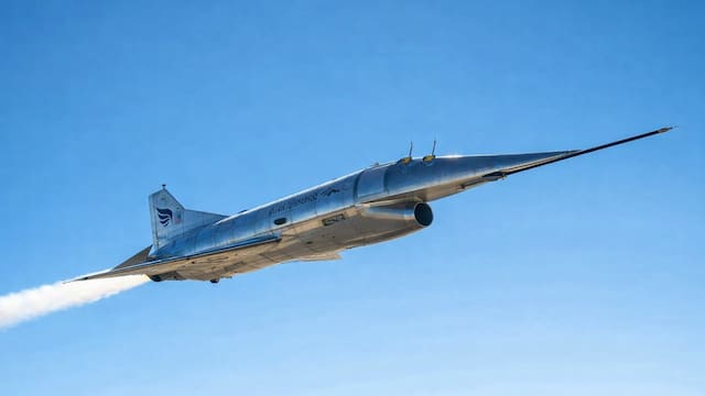 Estados Unidos lanza un nuevo avión supersónico y es el máximo orgullo del país: vuela de Nueva York a Londres en menos de 60 minutos