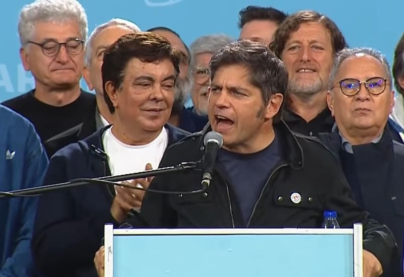 El gobernador cerró el acto por el Día de la Lealtad organizado por el PJ bonaerense en González Catán.
