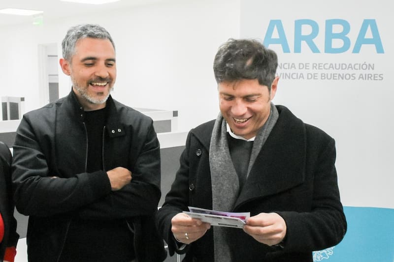 Axel Kicillof y Cristian Girard