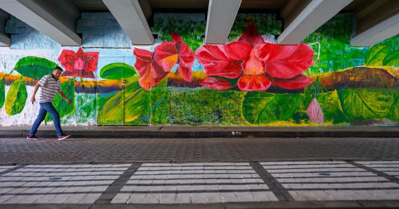 Así es el nuevo bajo puente de la calle 53 en Bogotá, Colombia.