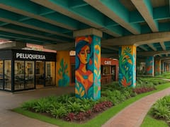 El nuevo bajopuente más completo de la Capital: incorporará peluquería, cafetería, jardines y áreas de ajedrez