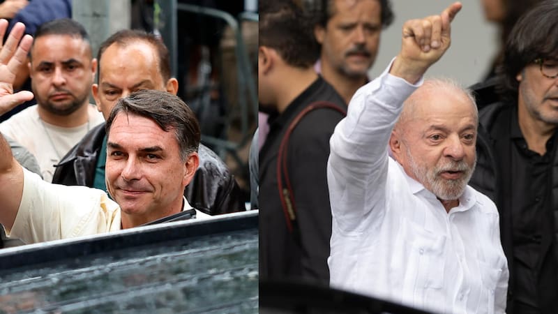 Flavio Bolsonaro y Lula Da Silva se disputan la presidencia en Brasil